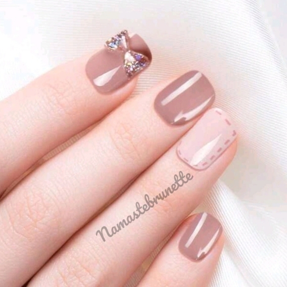 3D Bows & Flowers Press On Nails - Picture 9 of 16